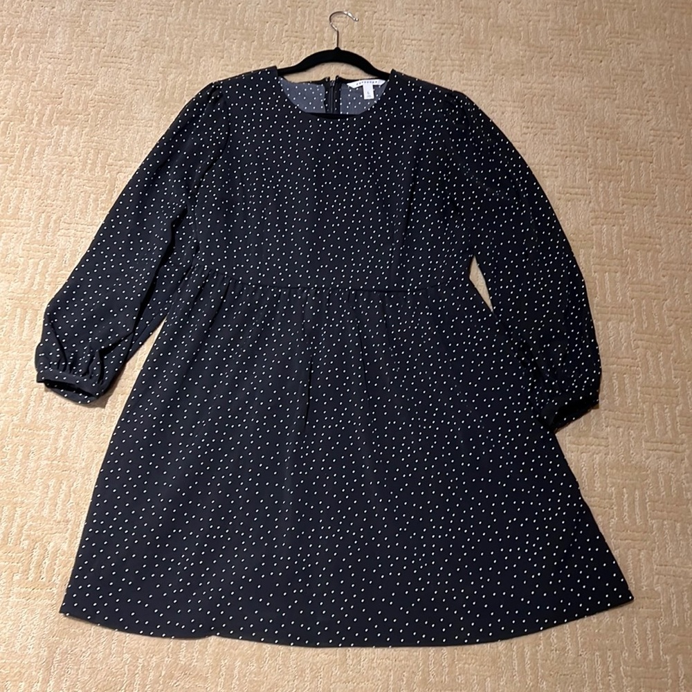 POPSUGAR Dot Fit n Flare Dress